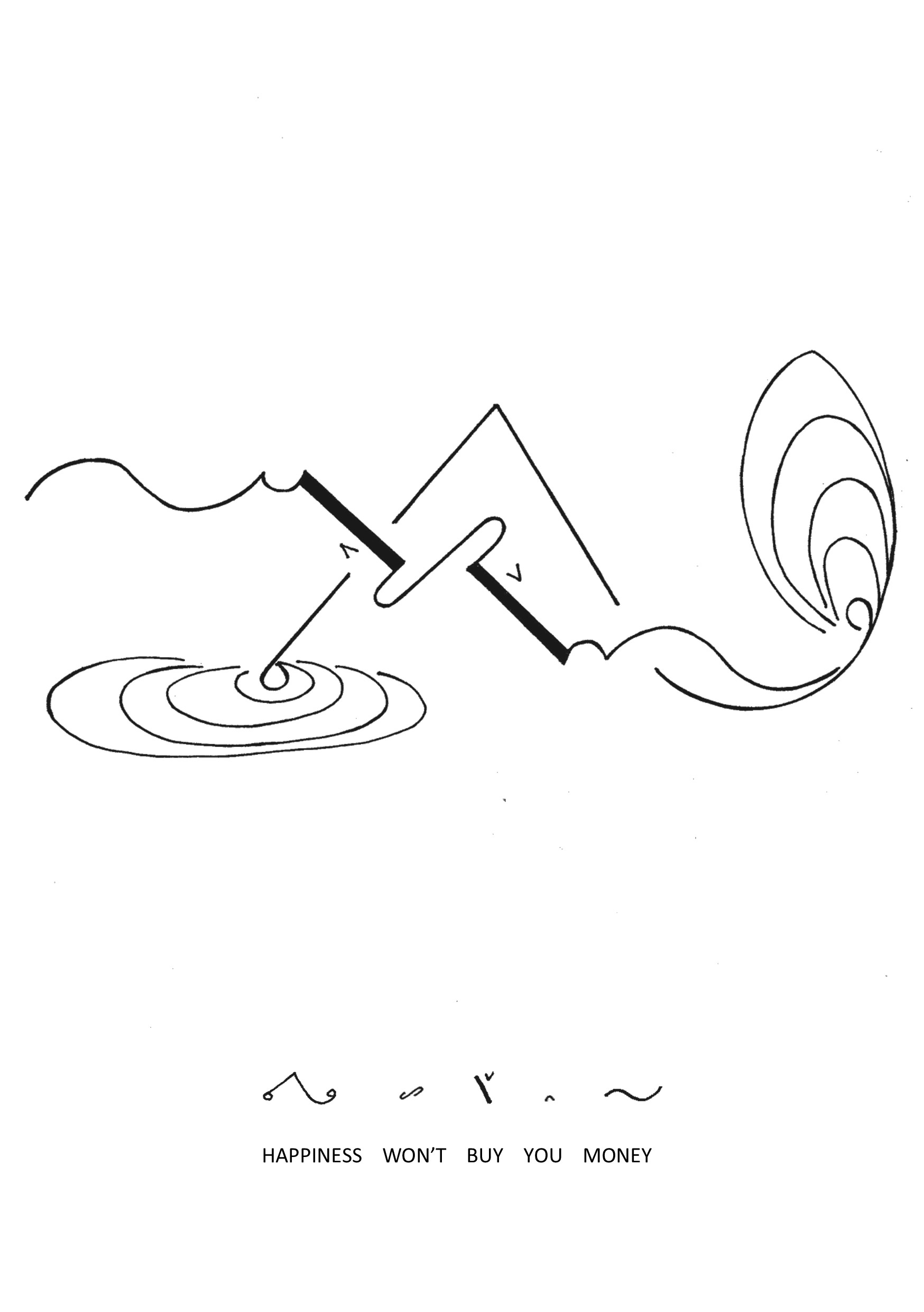 Happiness can't buy you money